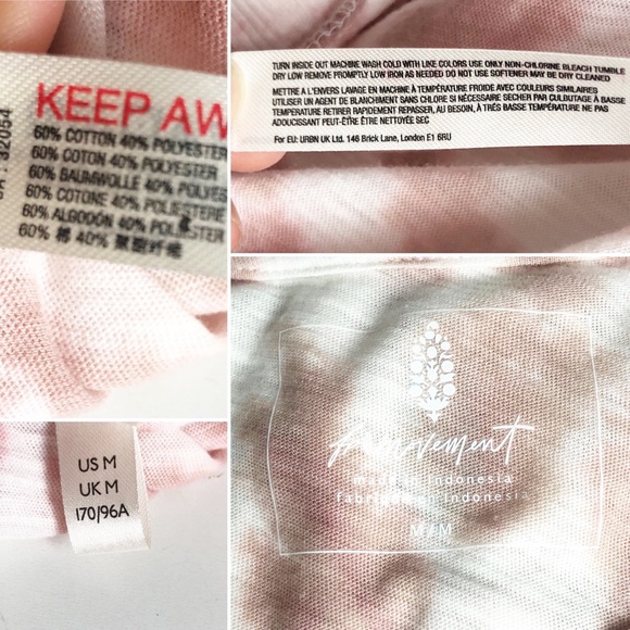 NWT FREE PEOPLE Love Tank Tie Dye in Fireside Combo Size Medium - Picture 12 of 16